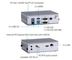 艾訊科技推出無風扇嵌入式系統eBOX560-512-FL