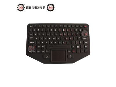 IP65動(dòng)態(tài)級密封加固耐用嵌入式軍工級硅膠鍵盤